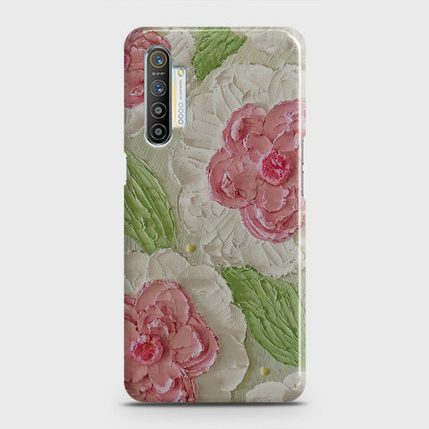 Realme XT Cover - Floral Series - Design 13 - Green - Matte Finish - Snap On Hard Case with LifeTime Colors Guarantee