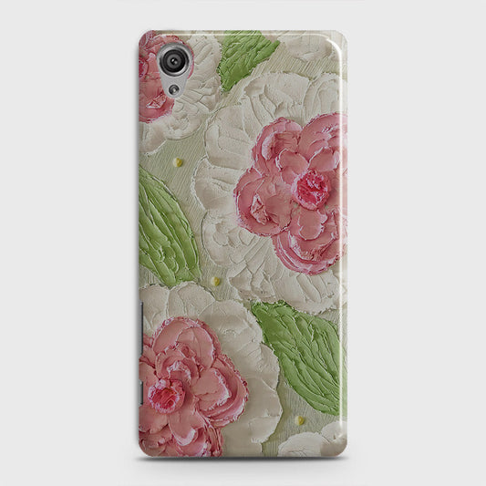 Sony Xperia XA Cover - Floral Series - Design 13 - Green - Matte Finish - Snap On Hard Case with LifeTime Colors Guarantee