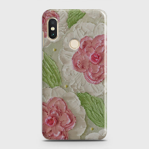 Xiaomi Mi A2 / Mi 6X  Cover - Floral Series - Design 13 - Green - Matte Finish - Snap On Hard Case with LifeTime Colors Guarantee