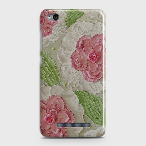 Xiaomi Redmi 4A Cover - Floral Series - Design 13 - Green - Matte Finish - Snap On Hard Case with LifeTime Colors Guarantee