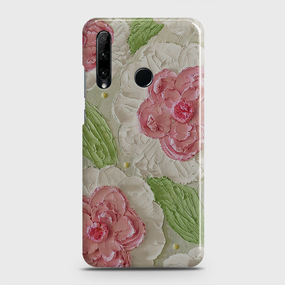 Honor 20 lite Cover - Floral Series - Design 13 - Green - Matte Finish - Snap On Hard Case with LifeTime Colors Guarantee