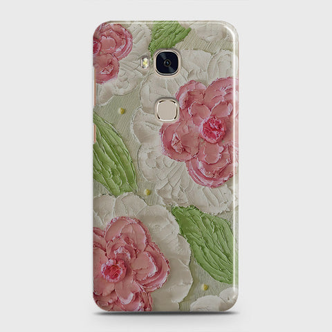 Huawei Honor 5X Cover - Floral Series - Design 13 - Green - Matte Finish - Snap On Hard Case with LifeTime Colors Guarantee