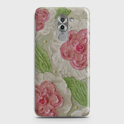 Huawei Honor 6X Cover - Floral Series - Design 13 - Green - Matte Finish - Snap On Hard Case with LifeTime Colors Guarantee