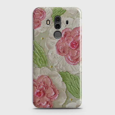 Huawei Mate 10 Pro Cover - Floral Series - Design 13 - Green - Matte Finish - Snap On Hard Case with LifeTime Colors Guarantee