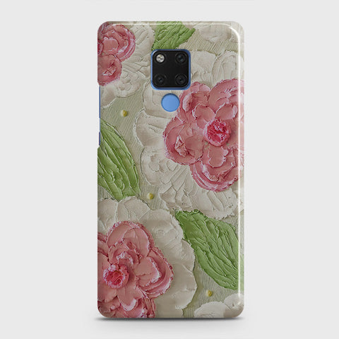 Huawei Mate 20 Cover - Floral Series - Design 13 - Green - Matte Finish - Snap On Hard Case with LifeTime Colors Guarantee