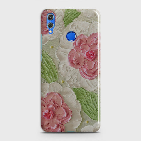 Huawei P smart 2019 Cover - Floral Series - Design 13 - Green - Matte Finish - Snap On Hard Case with LifeTime Colors Guarantee