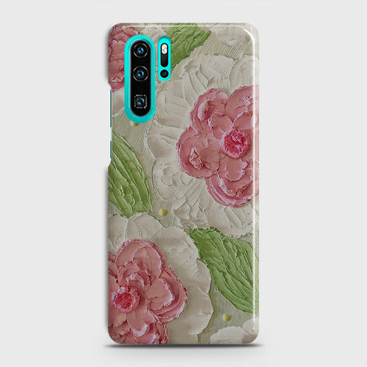 Huawei P30 Pro Cover - Floral Series - Design 13 - Green - Matte Finish - Snap On Hard Case with LifeTime Colors Guarantee