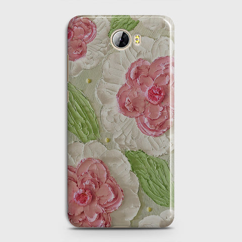 Huawei Y5 II Cover - Floral Series - Design 13 - Green - Matte Finish - Snap On Hard Case with LifeTime Colors Guarantee