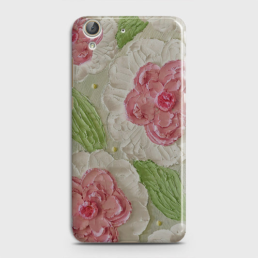 Huawei Y6 II Cover - Floral Series - Design 13 - Green - Matte Finish - Snap On Hard Case with LifeTime Colors Guarantee