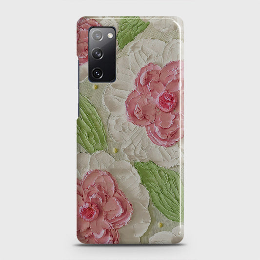 Samsung Galaxy S20 FE Cover - Floral Series - Design 13 - Green - Matte Finish - Snap On Hard Case with LifeTime Colors Guarantee