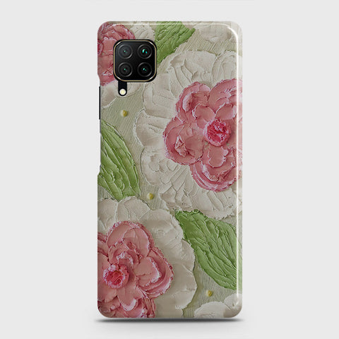 Huawei P40 lite Cover - Floral Series - Design 13 - Green - Matte Finish - Snap On Hard Case with LifeTime Colors Guarantee