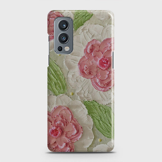 OnePlus Nord 2 Cover - Floral Series - Design 13 - Green - Matte Finish - Snap On Hard Case with LifeTime Colors Guarantee