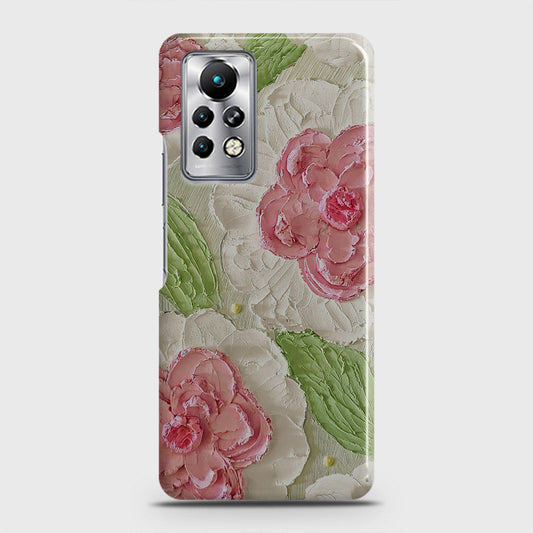 Infinix Note 11 Pro Cover - Floral Series - Design 13 - Green - Matte Finish - Snap On Hard Case with LifeTime Colors Guarantee