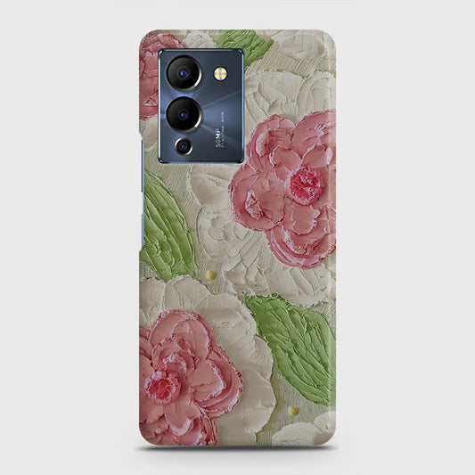 Infinix Note 12 G96 Cover - Floral Series - Design 13 - Green - Matte Finish - Snap On Hard Case with LifeTime Colors Guarantee