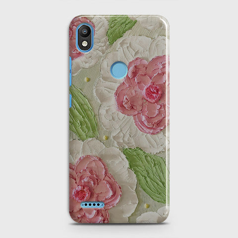 Infinix Smart 2 / X5515 Cover - Floral Series - Design 13 - Green - Matte Finish - Snap On Hard Case with LifeTime Colors Guarantee