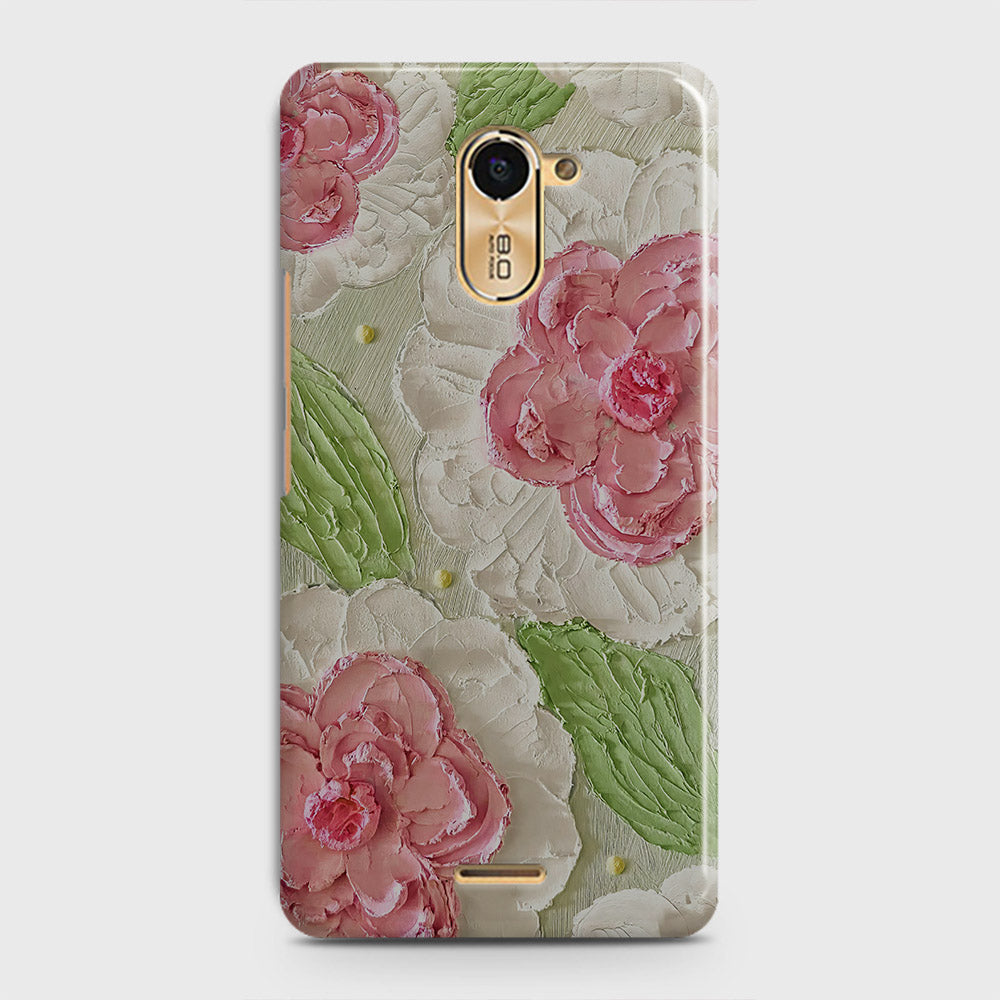 Infinix Hot 4 / Hot 4 Pro  Cover - Floral Series - Design 13 - Green - Matte Finish - Snap On Hard Case with LifeTime Colors Guarantee