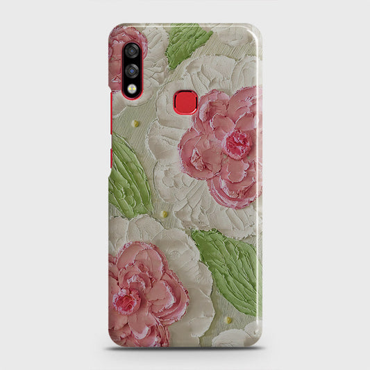 Infinix Hot 7 Pro Cover - Floral Series - Design 13 - Green - Matte Finish - Snap On Hard Case with LifeTime Colors Guarantee