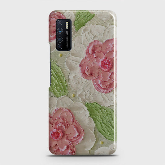 Infinix Note 7 Lite Cover - Floral Series - Design 13 - Green - Matte Finish - Snap On Hard Case with LifeTime Colors Guarantee