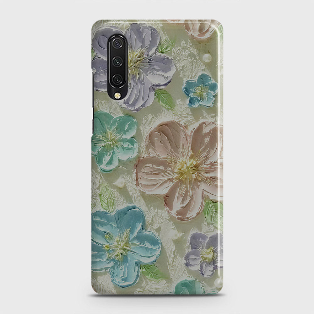 Honor 9X Pro Cover - Floral Series - Design 14 - Blue & Purple - Matte Finish - Snap On Hard Case with LifeTime Colors Guarantee