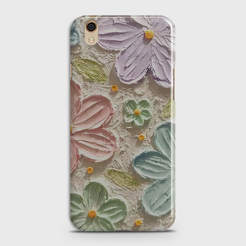 Oppo F1 Plus / R9 Cover - Floral Series - Design 15 - Blue & Green - Matte Finish - Snap On Hard Case with LifeTime Colors Guarantee