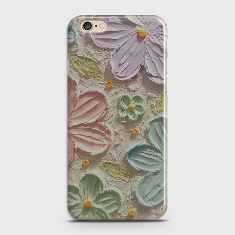 iPhone 6 Plus Cover - Floral Series - Design 15 - Blue & Green - Matte Finish - Snap On Hard Case with LifeTime Colors Guarantee