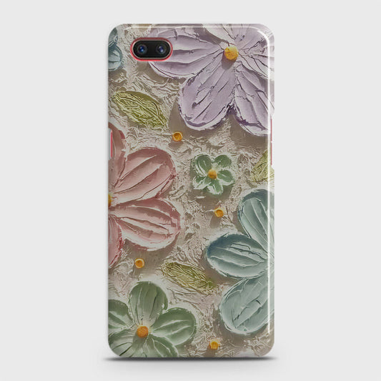 Realme C2 with out flash Forest hole Cover - Floral Series - Design 15 - Blue & Green - Matte Finish - Snap On Hard Case with LifeTime Colors Guarantee