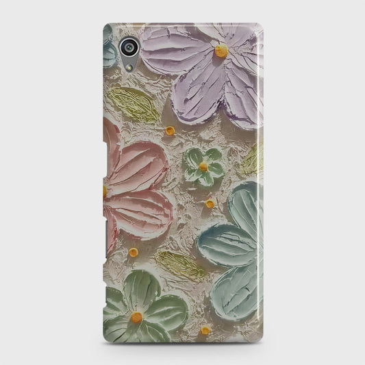 Sony Xperia Z5 Cover - Floral Series - Design 15 - Blue & Green - Matte Finish - Snap On Hard Case with LifeTime Colors Guarantee