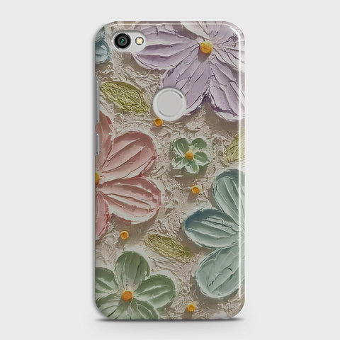 Xiaomi Redmi Note 5A  Cover - Floral Series - Design 15 - Blue & Green - Matte Finish - Snap On Hard Case with LifeTime Colors Guarantee