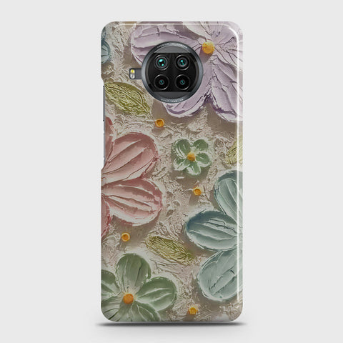 Xiaomi Mi 10T Lite Cover - Floral Series - Design 15 - Blue & Green - Matte Finish - Snap On Hard Case with LifeTime Colors Guarantee