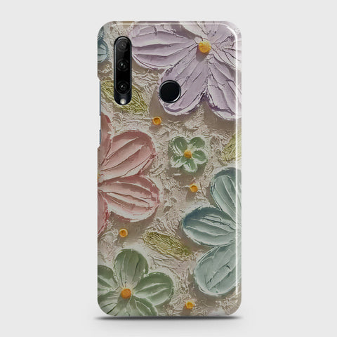 Honor 20 lite Cover - Floral Series - Design 15 - Blue & Green - Matte Finish - Snap On Hard Case with LifeTime Colors Guarantee