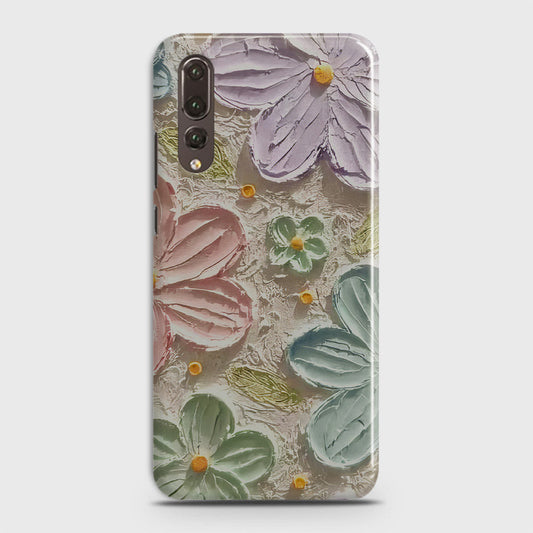 Huawei P20 Pro Cover - Floral Series - Design 15 - Blue & Green - Matte Finish - Snap On Hard Case with LifeTime Colors Guarantee