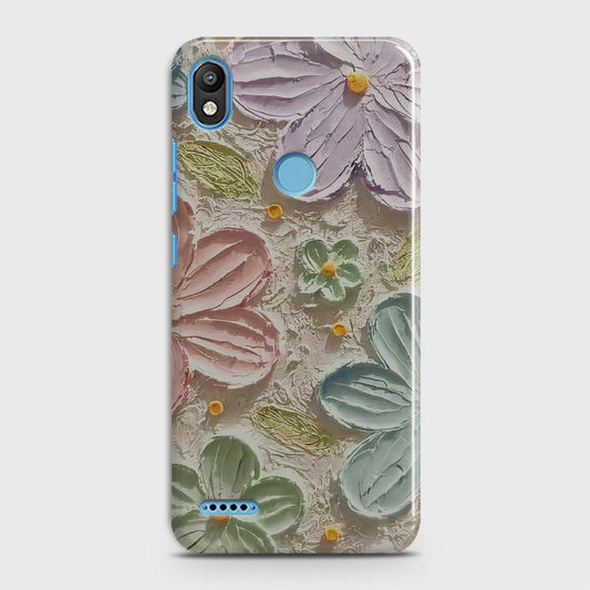 Infinix Smart 2 / X5515 Cover - Floral Series - Design 15 - Blue & Green - Matte Finish - Snap On Hard Case with LifeTime Colors Guarantee