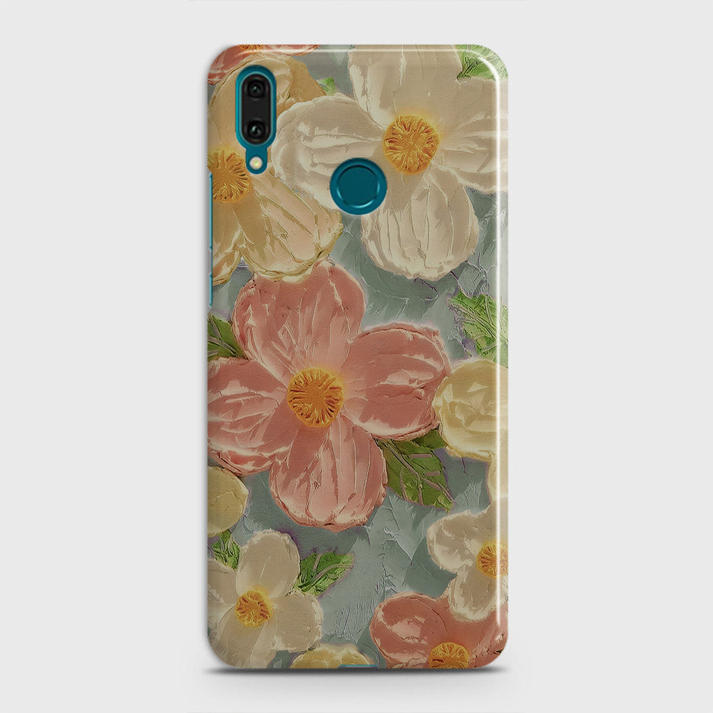 Huawei Mate 9 Cover - Floral Series - Design 16 - Cyan & Pink - Matte Finish - Snap On Hard Case with LifeTime Colors Guarantee