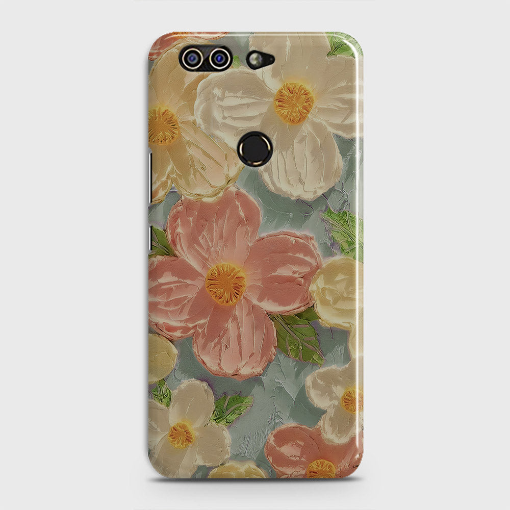 Infinix Zero 5 Cover - Floral Series - Design 16 - Cyan & Pink - Matte Finish - Snap On Hard Case with LifeTime Colors Guarantee