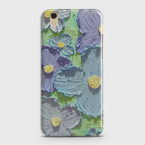 Oppo F1 Plus / R9 Cover - Floral Series - Design 1 - Purple & Aqua - Matte Finish - Snap On Hard Case with LifeTime Colors Guarantee