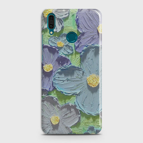 Huawei Mate 9 Cover - Floral Series - Design 1 - Purple & Aqua - Matte Finish - Snap On Hard Case with LifeTime Colors Guarantee