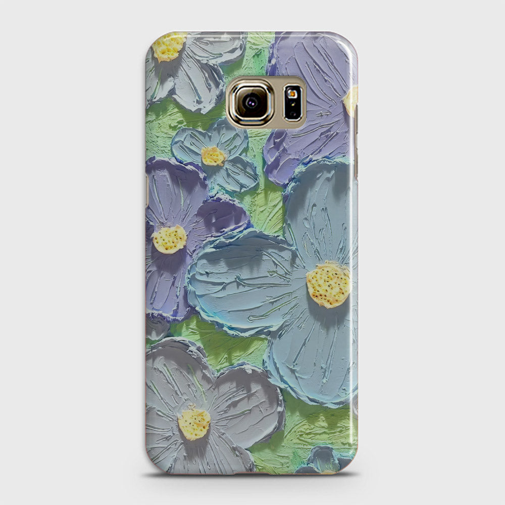 Samsung Galaxy Note 5 Cover - Floral Series - Design 1 - Purple & Aqua - Matte Finish - Snap On Hard Case with LifeTime Colors Guarantee