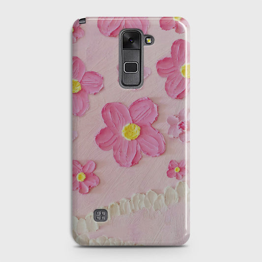 LG Stylus 2 / Stylus 2 Plus / Stylo 2 / Stylo 2 Plus Cover - Floral Series  - Design 2 - Pink - Matte Finish - Snap On Hard Case with LifeTime Colors Guarantee