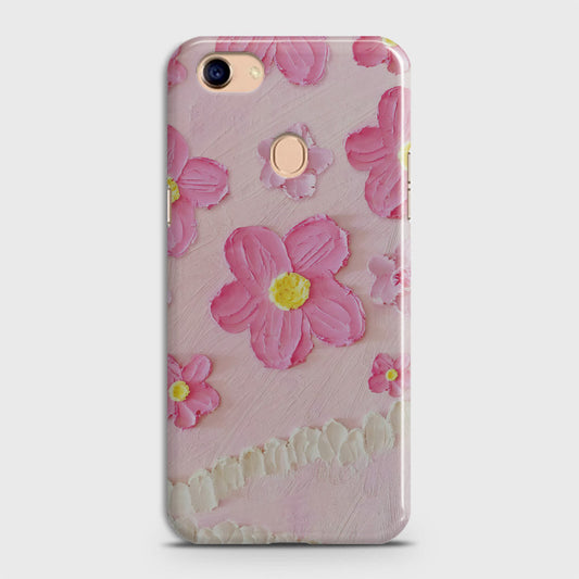 Oppo F5 / F5 Youth Cover - Floral Series - Design 2 - Pink - Matte Finish - Snap On Hard Case with LifeTime Colors Guarantee