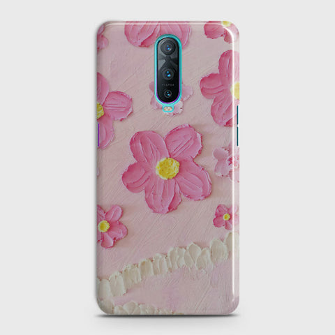 Oppo R17 Pro Cover - Floral Series - Design 2 - Pink - Matte Finish - Snap On Hard Case with LifeTime Colors Guarantee