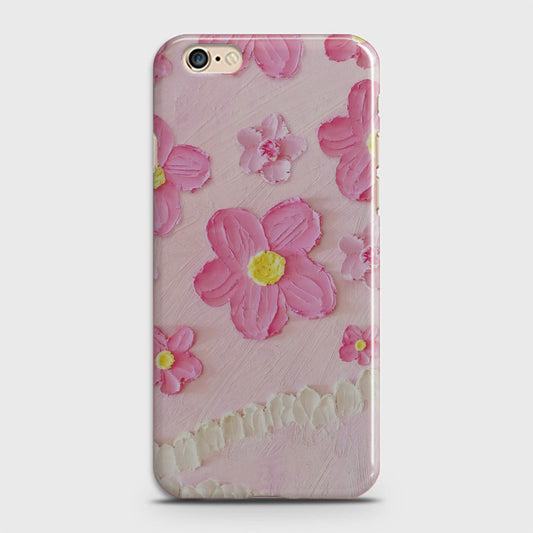 iPhone 6S Cover - Floral Series - Design 2 - Pink - Matte Finish - Snap On Hard Case with LifeTime Colors Guarantee