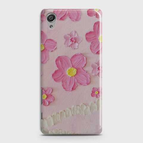 Sony Xperia XA Cover - Floral Series - Design 2 - Pink - Matte Finish - Snap On Hard Case with LifeTime Colors Guarantee