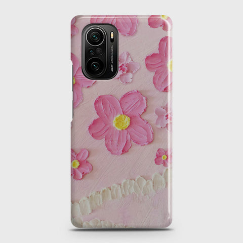 Xiaomi Mi 11X Pro Cover - Floral Series - Design 2 - Pink - Matte Finish - Snap On Hard Case with LifeTime Colors Guarantee