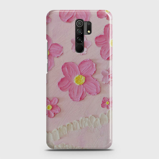 Xiaomi Poco M2 Cover - Floral Series - Design 2 - Pink - Matte Finish - Snap On Hard Case with LifeTime Colors Guarantee