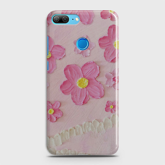 Huawei Honor 10 Cover - Floral Series - Design 2 - Pink - Matte Finish - Snap On Hard Case with LifeTime Colors Guarantee