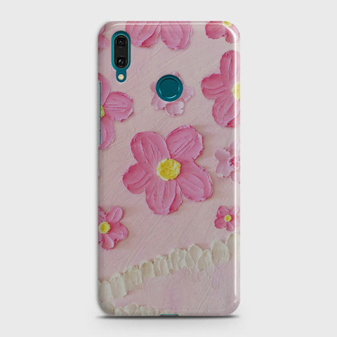 Huawei Nova 3i Cover - Floral Series - Design 2 - Pink - Matte Finish - Snap On Hard Case with LifeTime Colors Guarantee