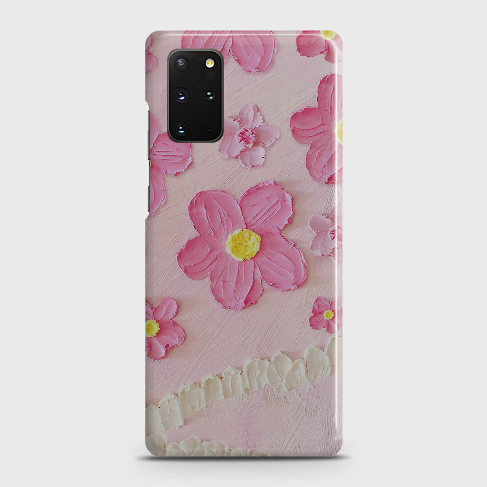 Samsung Galaxy S20 Plus Cover - Floral Series - Design 2 - Pink - Matte Finish - Snap On Hard Case with LifeTime Colors Guarantee