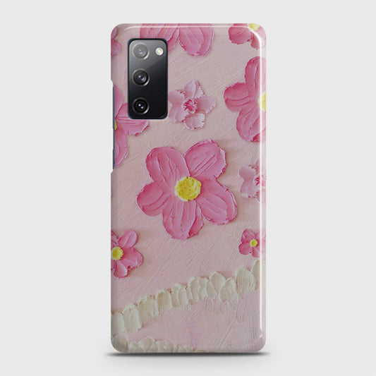 Samsung Galaxy S20 FE Cover - Floral Series - Design 2 - Pink - Matte Finish - Snap On Hard Case with LifeTime Colors Guarantee