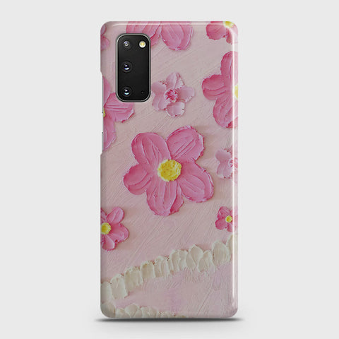 Samsung Galaxy S20 Cover - Floral Series - Design 2 - Pink - Matte Finish - Snap On Hard Case with LifeTime Colors Guarantee