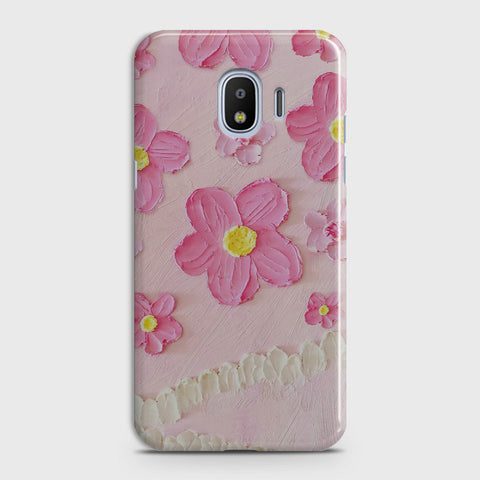 Samsung Galaxy Grand Prime Pro / J2 Pro 2018 Cover - Floral Series - Design 2 - Pink - Matte Finish - Snap On Hard Case with LifeTime Colors Guarantee